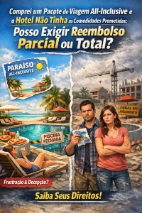 Imagem principal do artigo Comprei um Pacote de Viagem All-Inclusive e o Hotel Não Tinha as Comodidades Prometidas